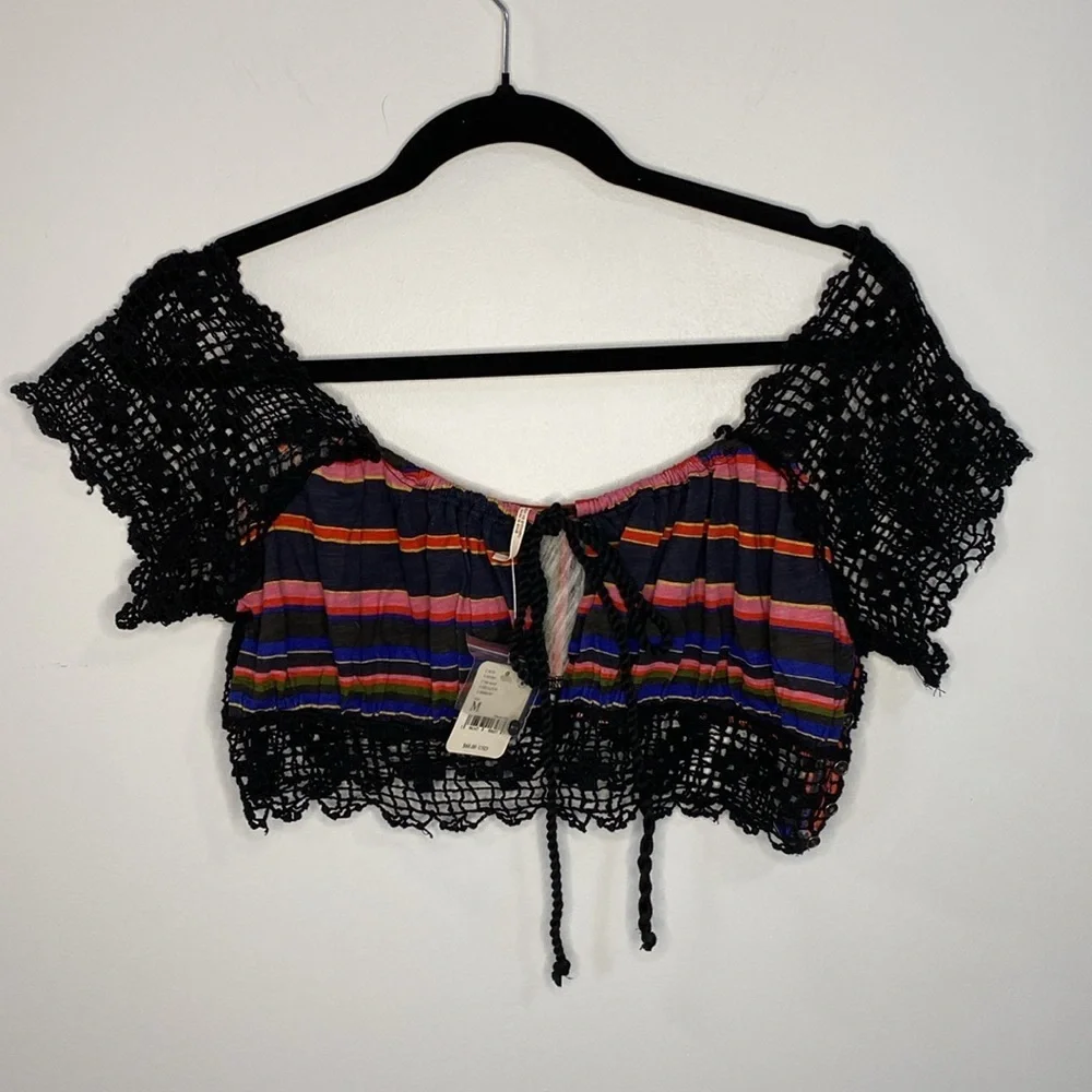 Free People Aruba Crochet Top. Size M
